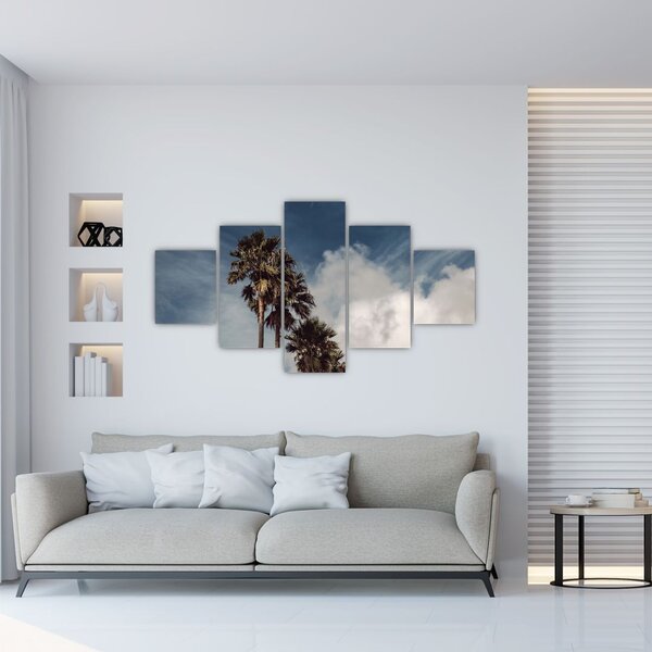 Obraz - Palmowy dramat (125x70 cm)