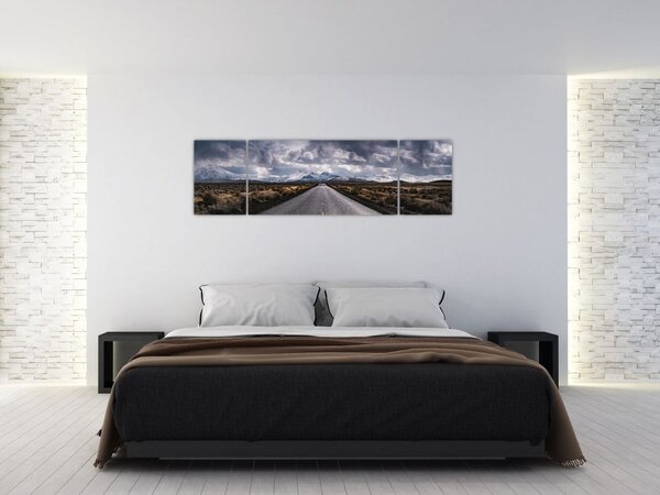 Obraz drogi na pustyni (170x50 cm)