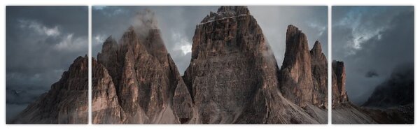 Obraz - Trzy Zęby, Włoskie Dolomity (170x50 cm)