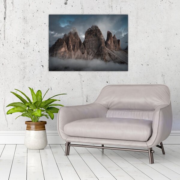 Obraz - Trzy Zęby, Włoskie Dolomity (70x50 cm)