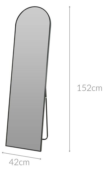 Stojące lustro z podparciem, 150 cm