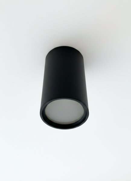 PP P 1354 BK IP65 PLAFON NOWOCZESNA LAMPA SUFITOWA OPRAWA NATYNKOWA ALUMINIUM CZARNY
