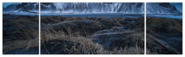 Obraz z widokiem na islandzkie szczyty (170x50 cm)