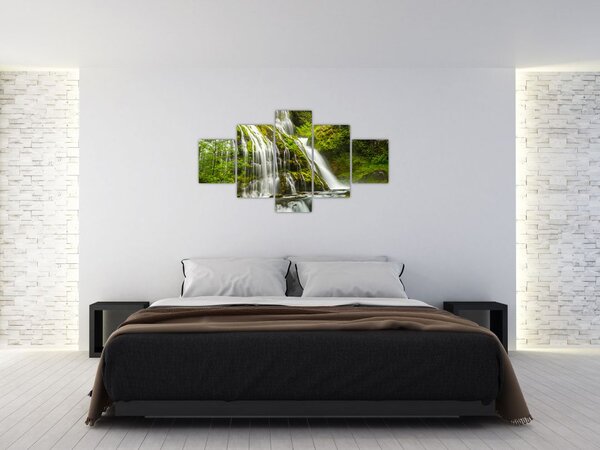 Obraz - Wodospad, Wind River Valley (125x70 cm)
