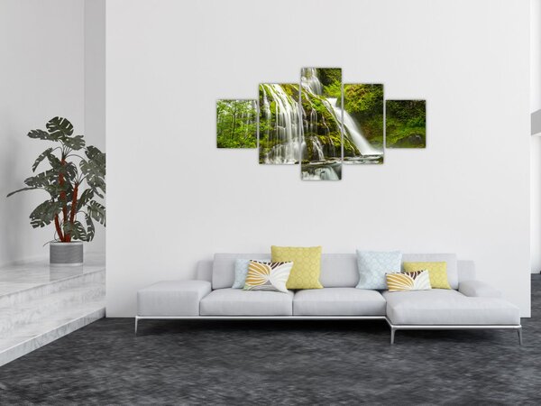 Obraz - Wodospad, Wind River Valley (125x70 cm)