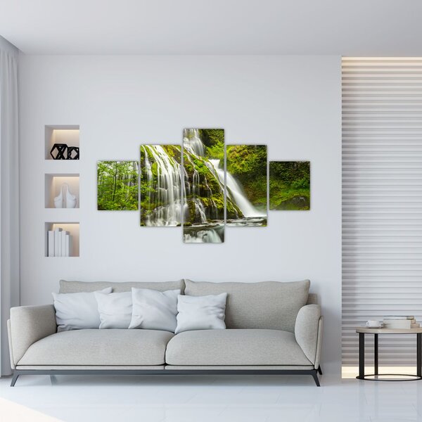 Obraz - Wodospad, Wind River Valley (125x70 cm)