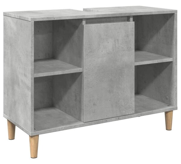 Szafka łazienkowa, szarość betonu, 80x33x60 cm