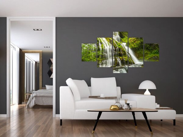 Obraz - Wodospad, Wind River Valley (125x70 cm)