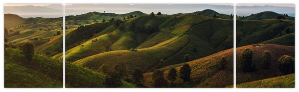 Obraz - Widok na tajskie wzgórza (170x50 cm)