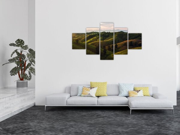 Obraz - Widok na tajskie wzgórza (125x70 cm)