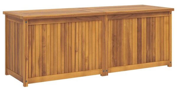 Skrzynia ogrodowa, 150x50x55 cm, lite drewno tekowe
