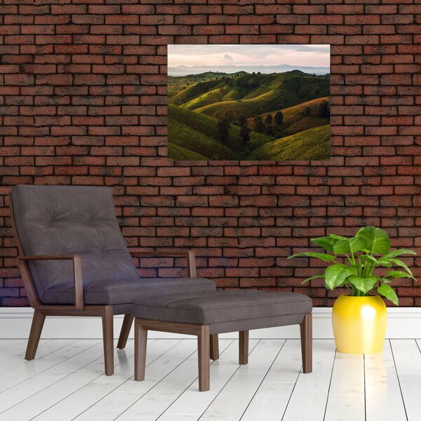 Obraz - Widok na tajskie wzgórza (70x50 cm)