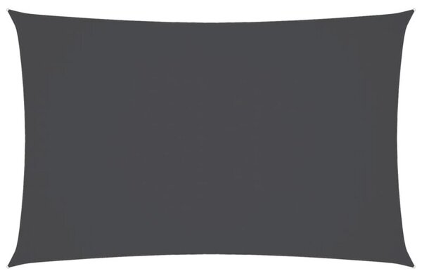 Żagiel ogrodowy, tkanina oxford, prostokątny, 3x6 m, antracyt