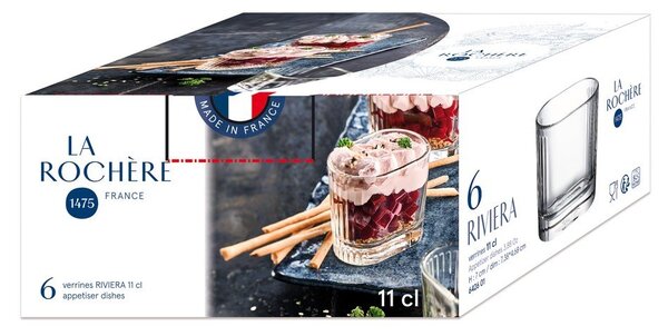 Szklana miska 110 ml Riviera – La Rochére