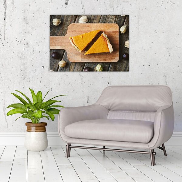 Obraz - Ciasto dyniowe (70x50 cm)