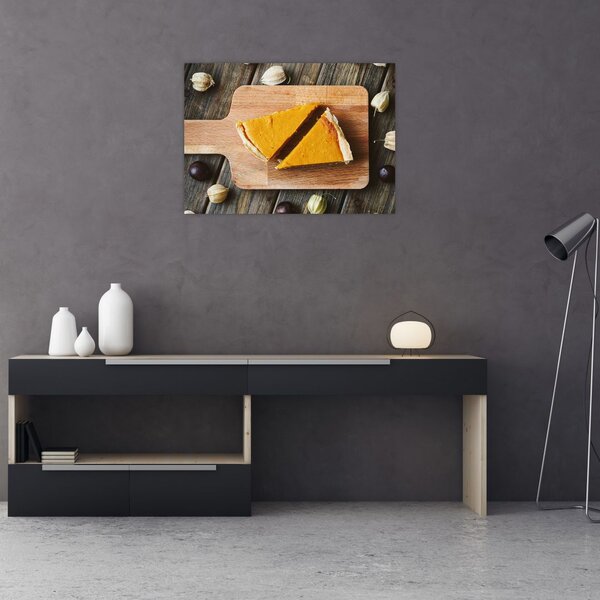 Obraz - Ciasto dyniowe (70x50 cm)