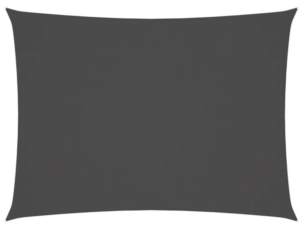 Prostokątny żagiel ogrodowy, tkanina oxford, 2x3,5 m, antracyt