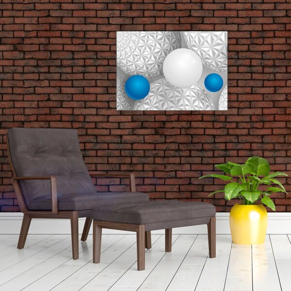 Obraz na szkle z motywem 3D (70x50 cm)