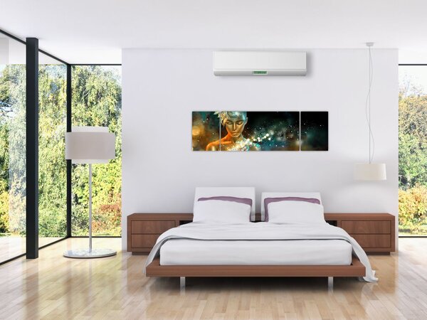 Obraz złotej wróżki (170x50 cm)