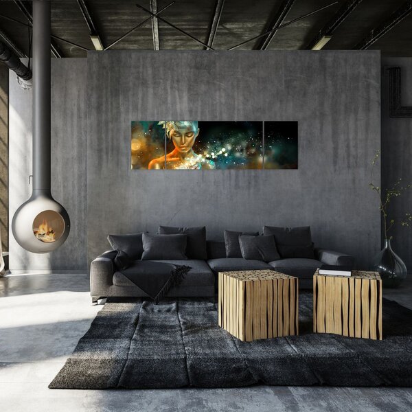Obraz złotej wróżki (170x50 cm)