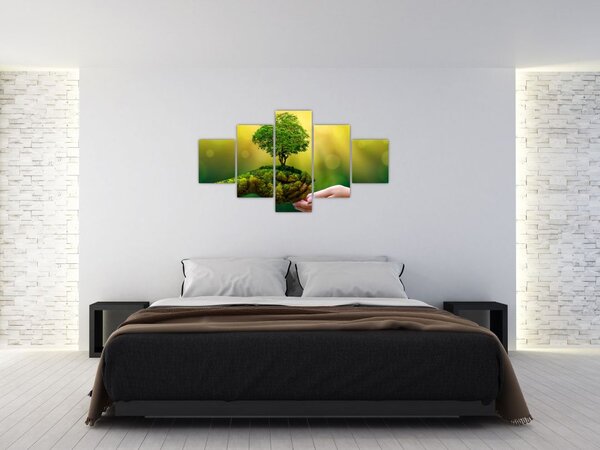 Obraz - Matka ziemia (125x70 cm)