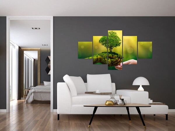 Obraz - Matka ziemia (125x70 cm)