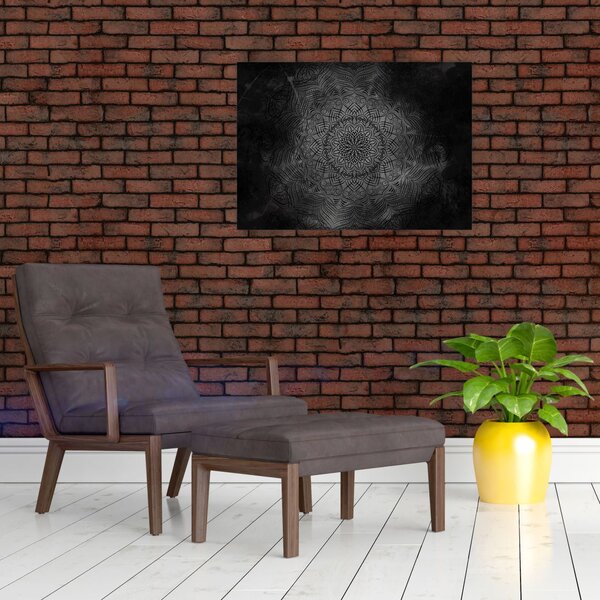 Obraz na szkle - Mistyczna mandala (70x50 cm)
