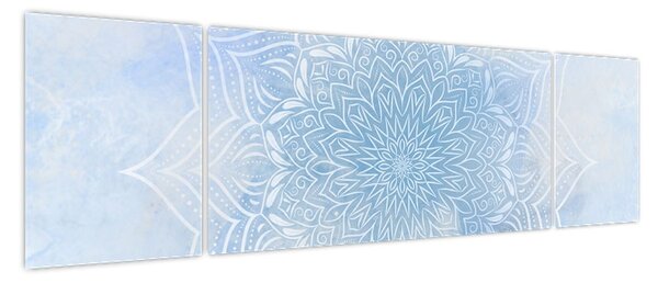 Obraz - Zimowa mandala (170x50 cm)
