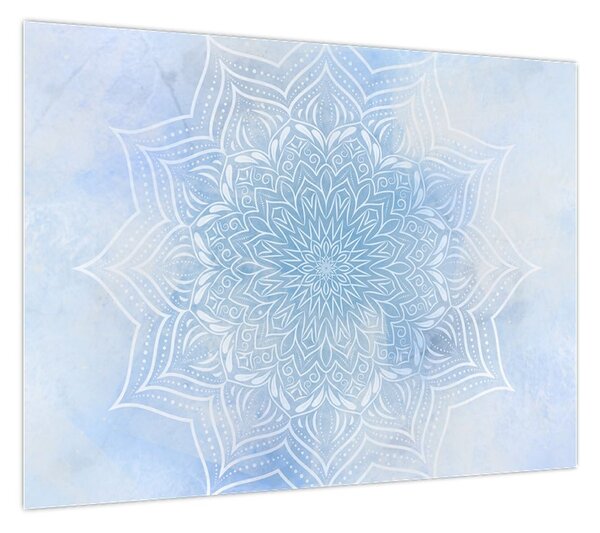 Obraz - Zimowa mandala (70x50 cm)