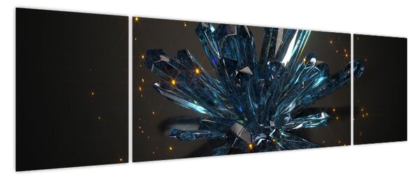 Obraz kryształu (170x50 cm)