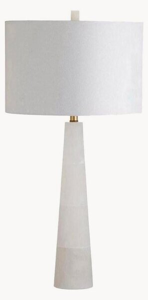 Lampa stołowa LED z alabastrową podstawą Modern