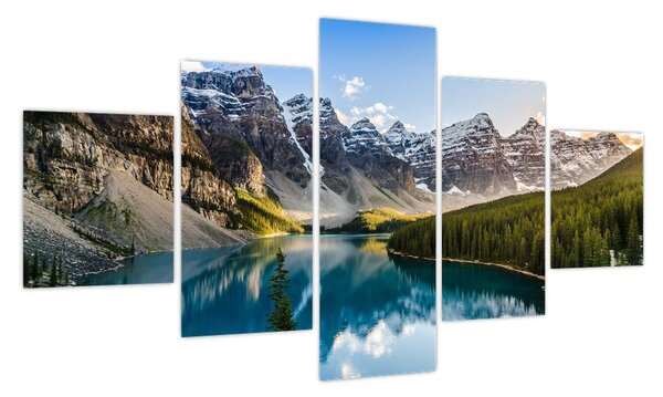Obraz - Kanada, Park Narodowy Banff, Jezioro Moraine (125x70 cm)