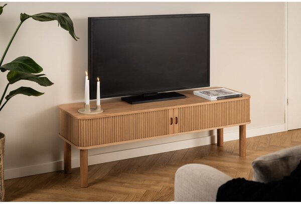 Szafka pod TV w dekorze dębu 140x45 cm Langley – Actona