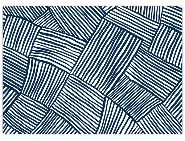 Obraz na szkle - linia 3D (70x50 cm)