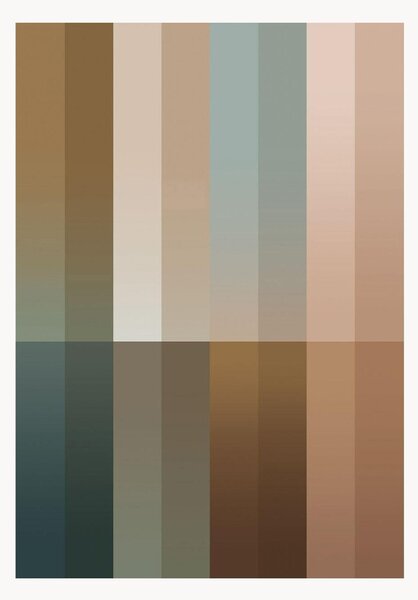 Tapeta Frans Uyterlinde - Gradient Stripes