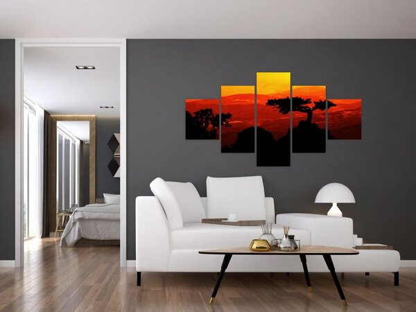 Obraz - Zachód słońca (125x70 cm)