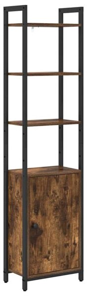 Szafka na książki dąb wędzony 40 x 24 x 161 cm