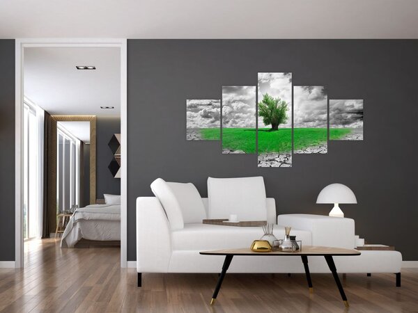 Obraz - Kawałek natury w mieście (125x70 cm)
