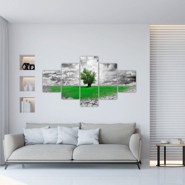 Obraz - Kawałek natury w mieście (125x70 cm)