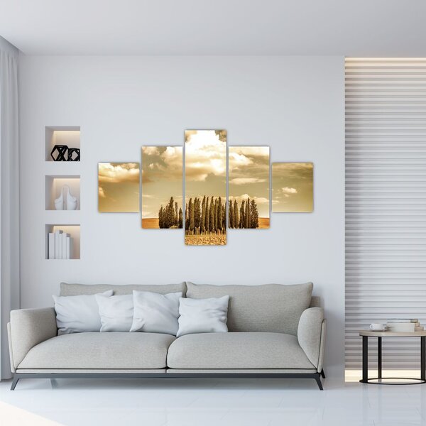 Obraz leśnej łąki (125x70 cm)