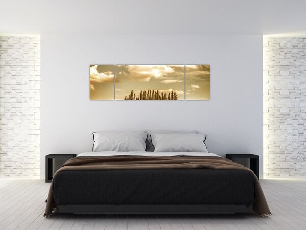 Obraz leśnej łąki (170x50 cm)
