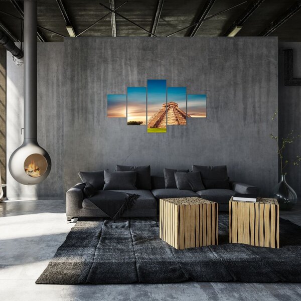 Obraz słynnego pomnika Majów (125x70 cm)