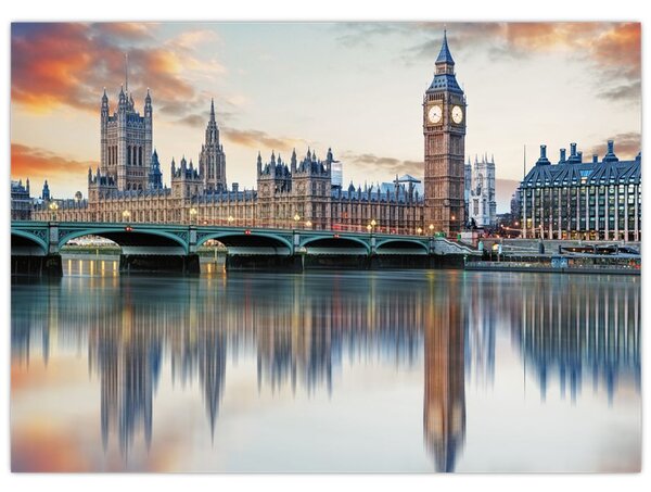 Obraz - Houses of Parliament w Londynie (70x50 cm)