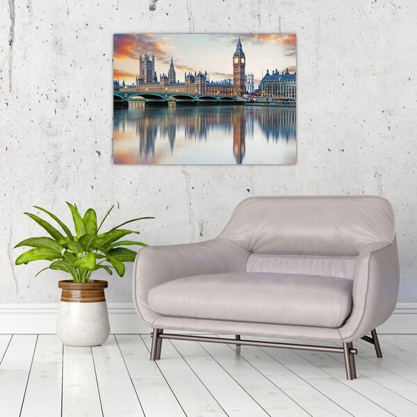 Obraz - Houses of Parliament w Londynie (70x50 cm)