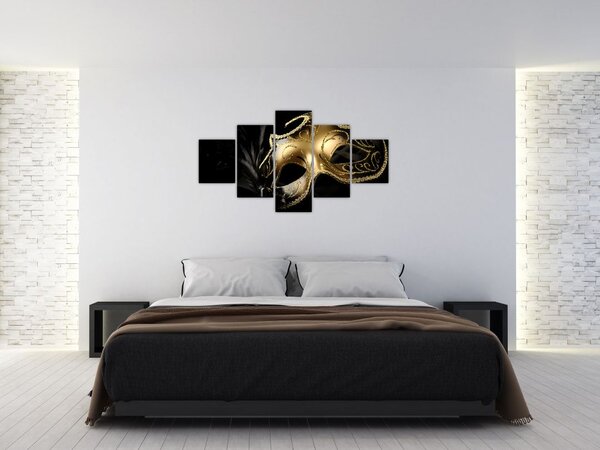 Obraz - Złoty drapak (125x70 cm)