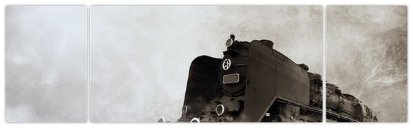 Obraz - Pociąg we mgle (170x50 cm)