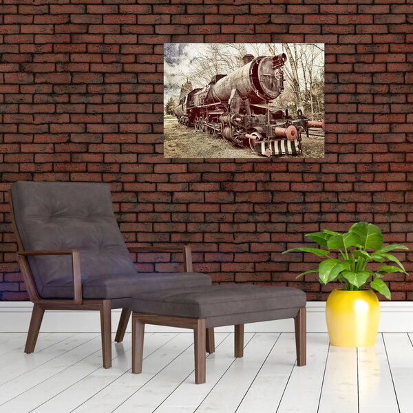 Historyczny wizerunek lokomotywy (70x50 cm)