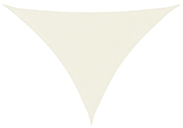 Żagiel ogrodowy, tkanina oxford, trójkątny, 2,5x2,5x3,5 m, krem