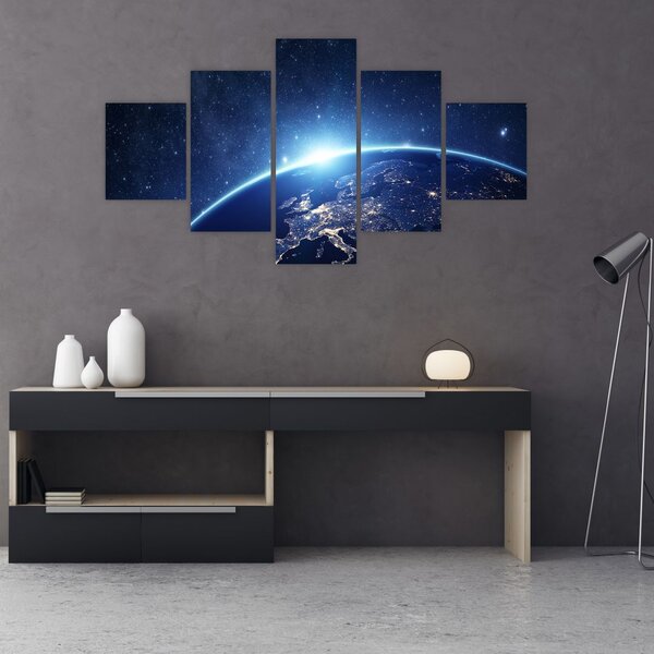 Obraz planety Ziemia (125x70 cm)