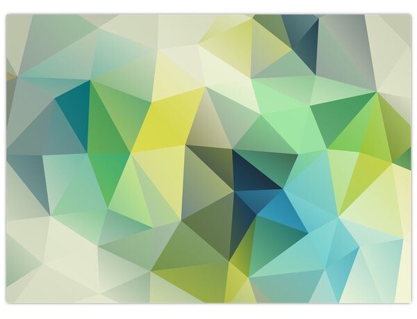 Obraz abstrakcji geometrycznej (70x50 cm)